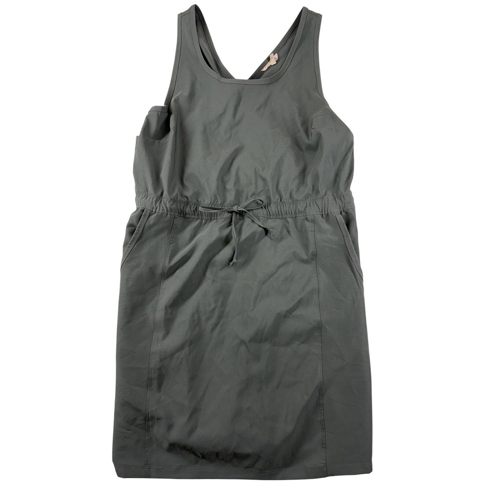 Marika Adventure Sleeveless Green Dress Dry Wik L‎ Outdoors Travel NWT Comfort